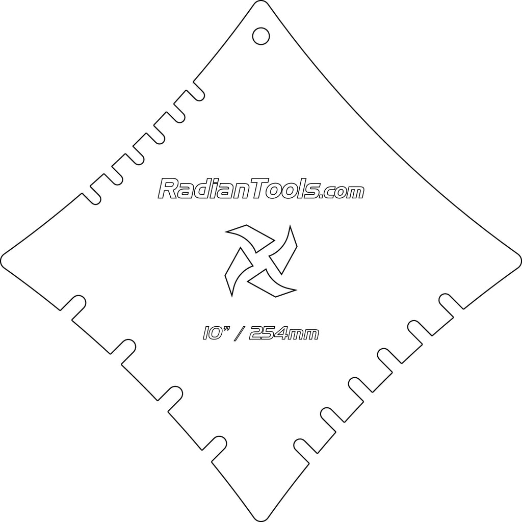 Fretboard Radius Gauges - Set of 7