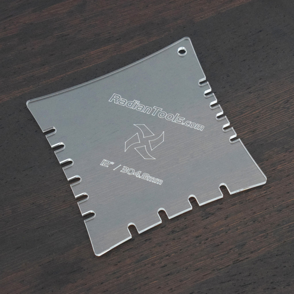 Fretboard Radius Gauges - Set of 7