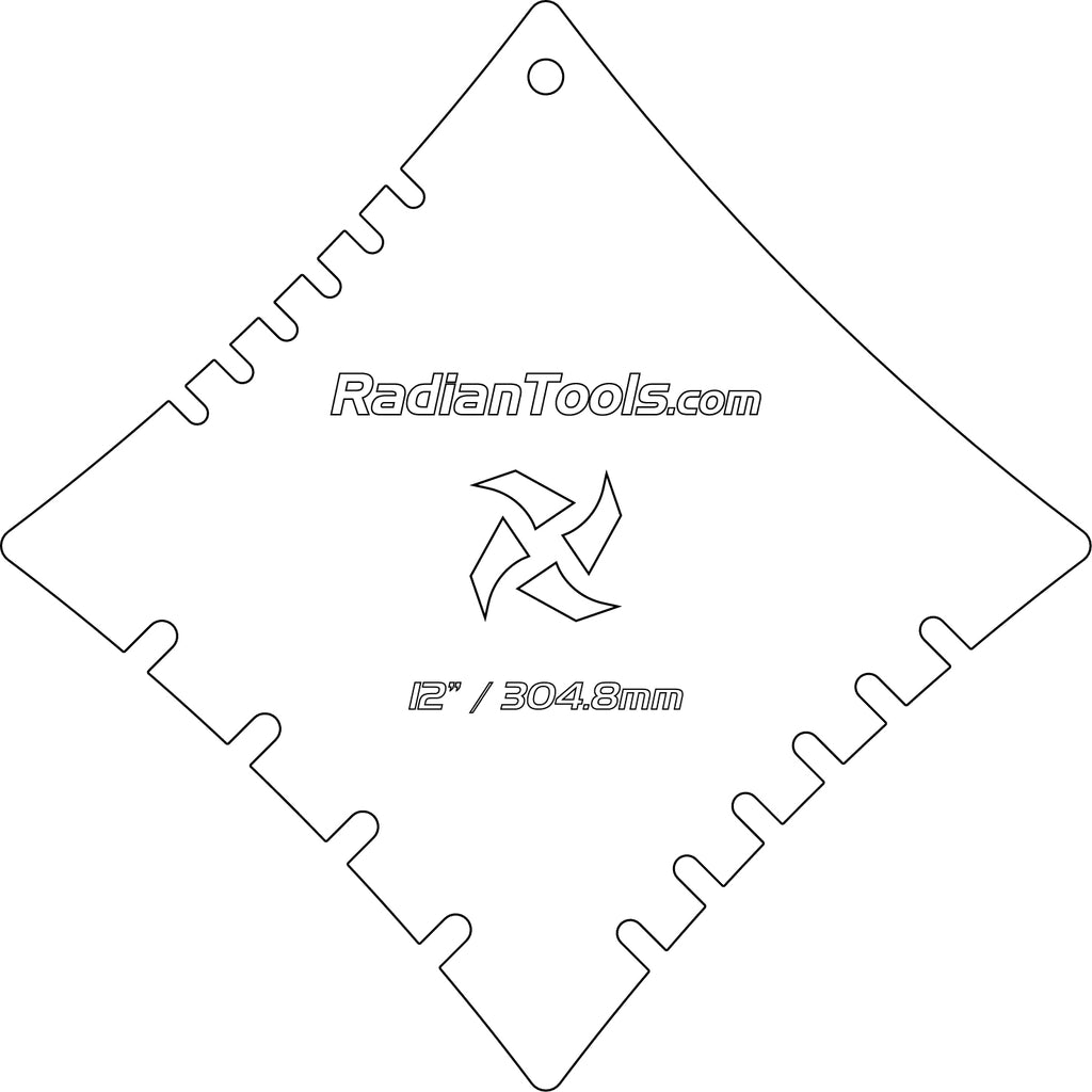 Fretboard Radius Gauges - Set of 7