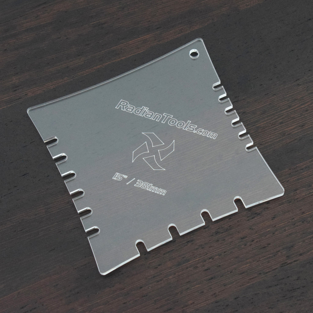 Fretboard Radius Gauges - Set of 7