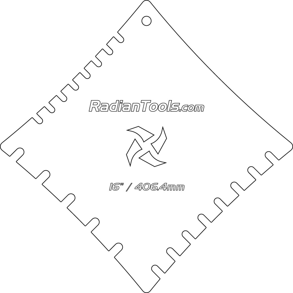 Fretboard Radius Gauges - Set of 7