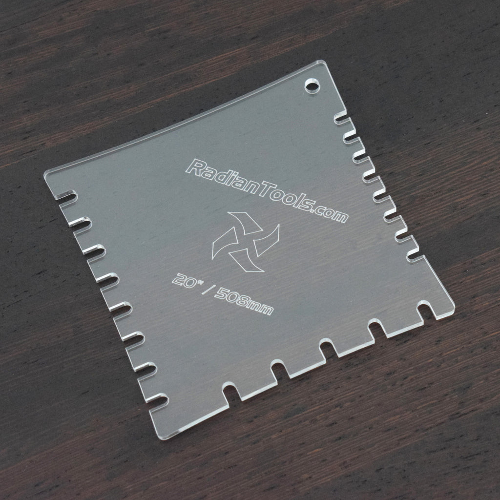 Fretboard Radius Gauges - Set of 7