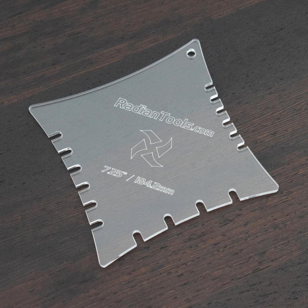 Fretboard Radius Gauges - Set of 7