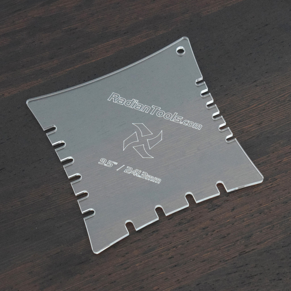 Fretboard Radius Gauges - Set of 7