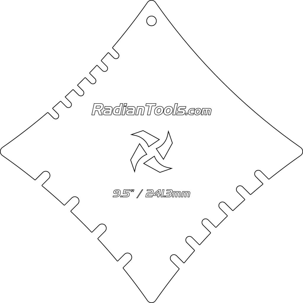 Fretboard Radius Gauges - Set of 7