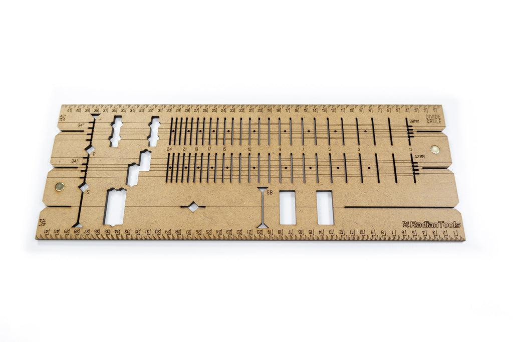 Bass Guitar Design Template - 1:4 Scale