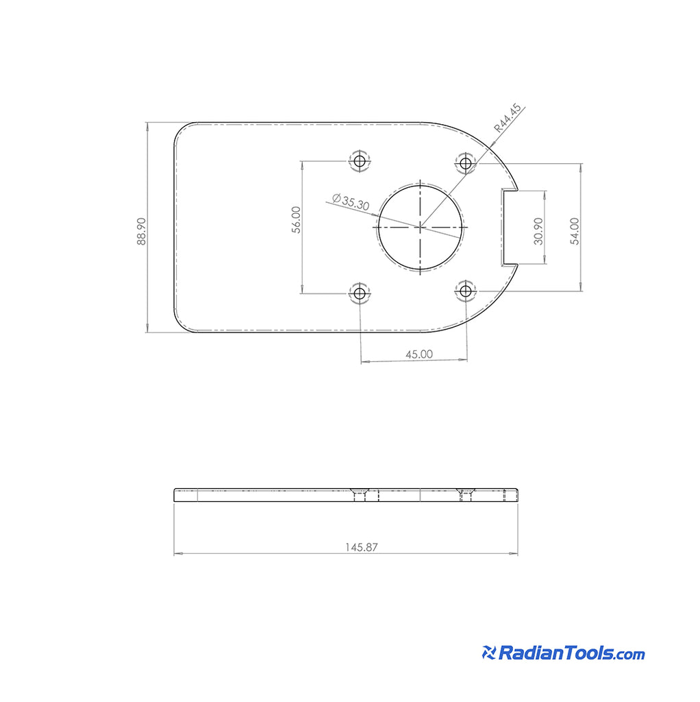 Makita Router Base - 3D Printable – Radiantools