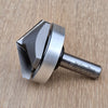 2 Flute 30° Bevel Carve Top Guide Bit Ø50.8mm - 1/2" Shank