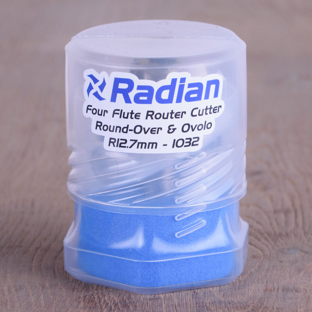 4 Flute Roundover / Ovolo Bit R12.7 - 1/2" Shank
