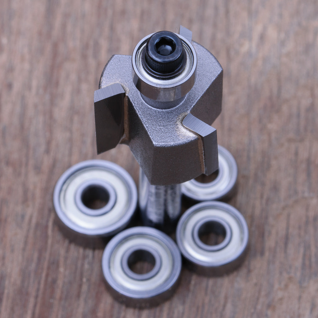 3 Flute Rebate Set 3.25, 3.75, 4.25, 4.75, 5.25mm - 1/4" Shank