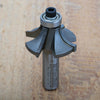 4 Flute Roundover / Ovolo Bit R12.7 - 1/2" Shank