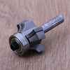 4 Flute Roundover / Ovolo Bit R4.8mm - 1/4" Shank