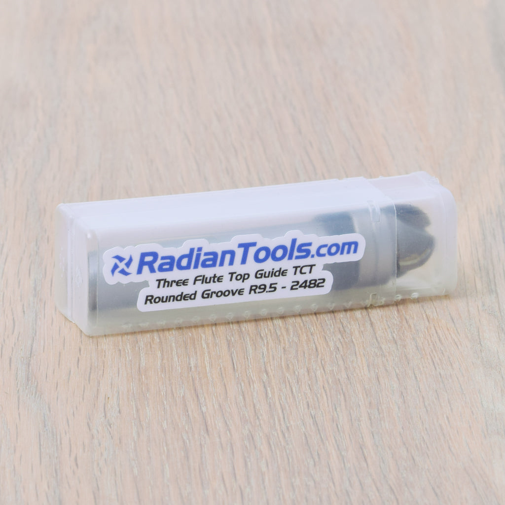 3 Flute Rounded Slot Cutter R9.5mm - 1/2" Shank