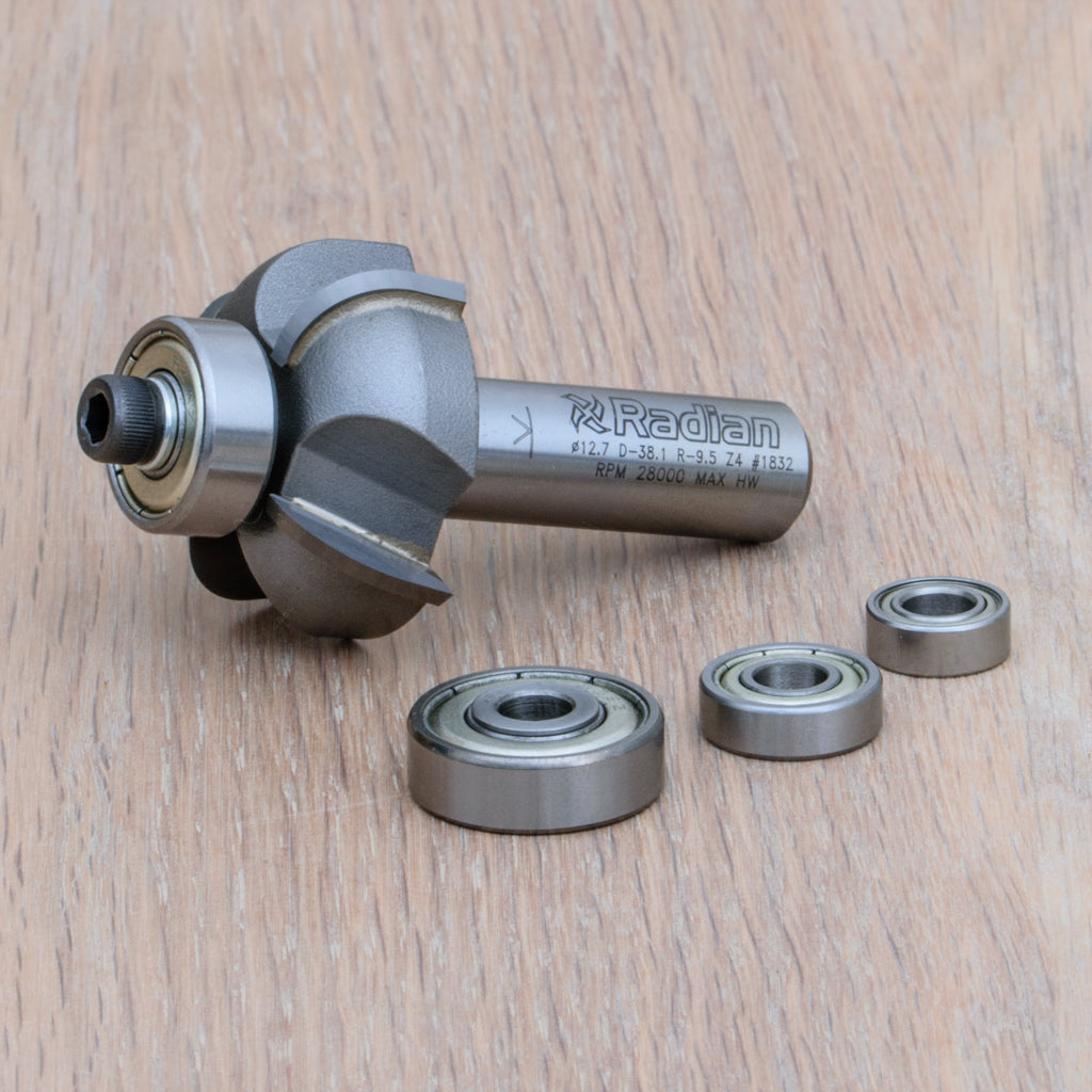 4 Flute Cove Bit R12.7mm - 1/2" Shank